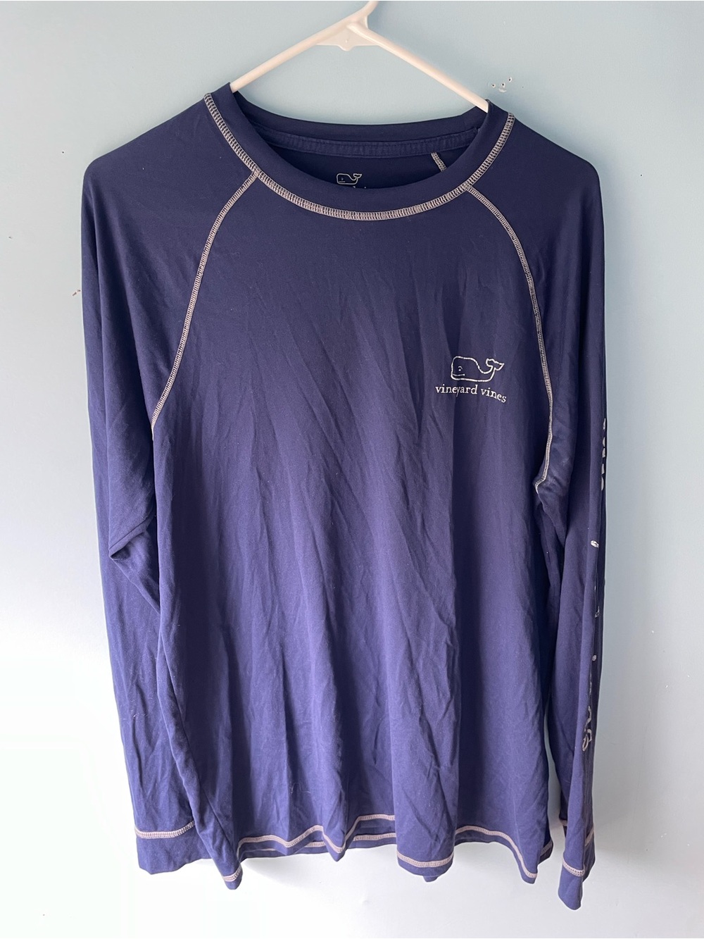 Vineyard Vines Men’s Long-Sleeve Performance Tee - Navy